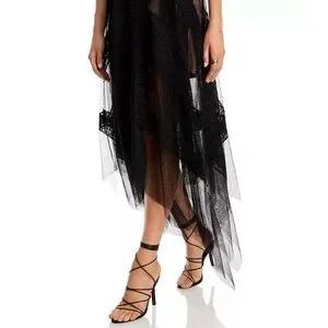chinese dress ladies BCBGMAXAZRIA Ashby Strapless Lace-Trim Gown  Runway Catalog